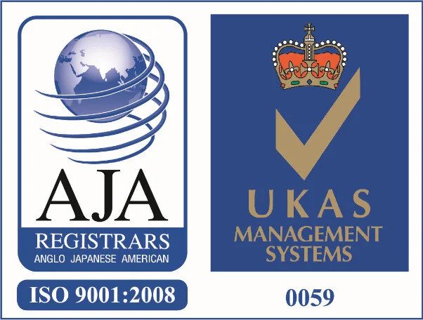 The school’s ISO, AJA Registrars and UKAS certificates